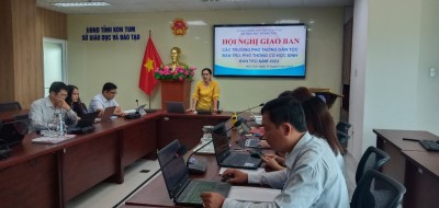 Hội nghị giao ban các trường phổ thông dân tộc bán trú, phổ thông có học sinh bán trú trên địa bàn tỉnh kon tum năm 2023